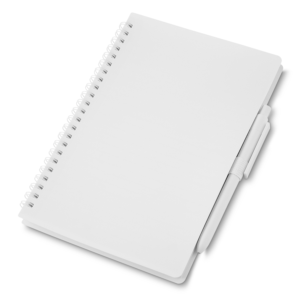 RD 8100360- Caderno personalizado 21 x 14 cm misto com suporte